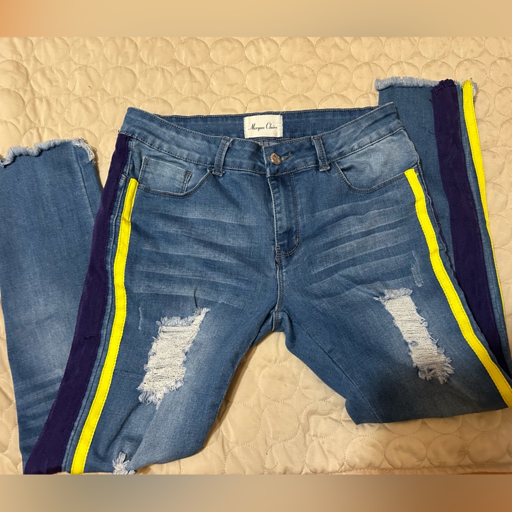 MORGAN CLAIRE - LSU/GAMEDAY JEANS SZ 11